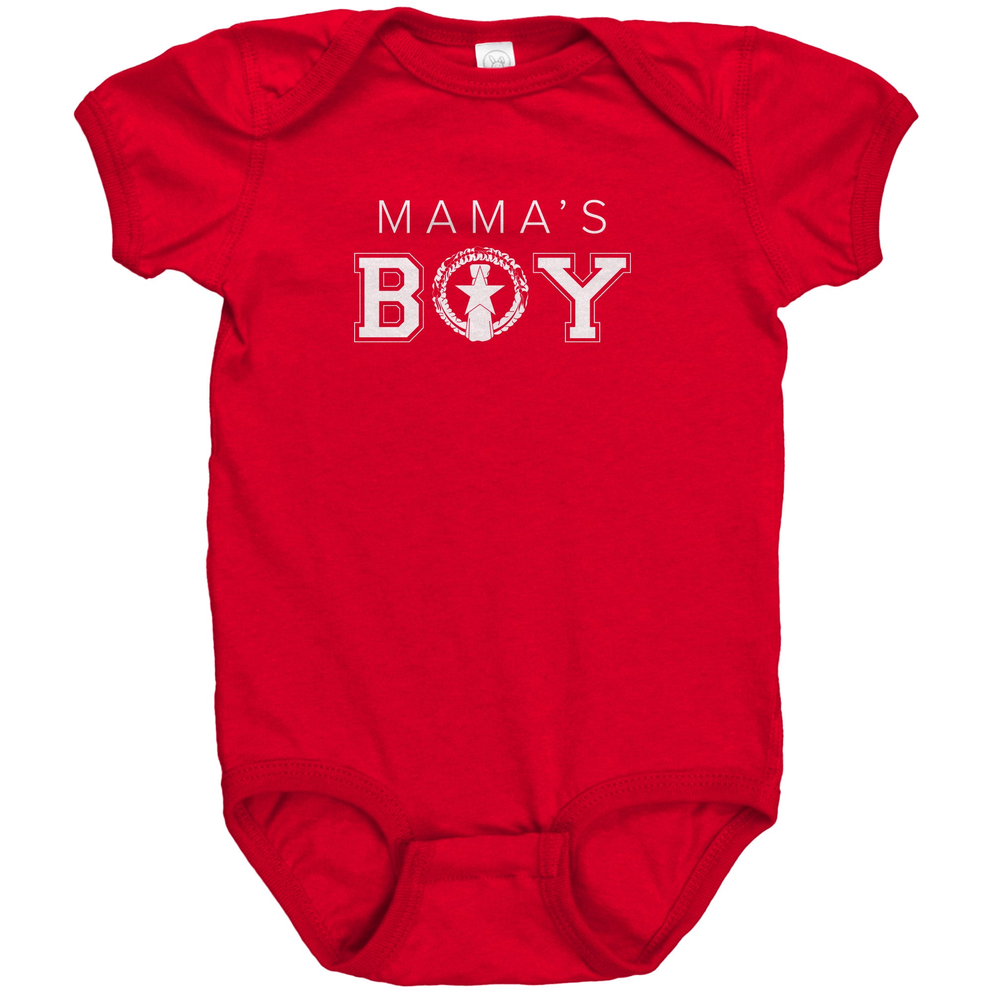 CNMI Saipan Mama's Boy Baby Bodysuit