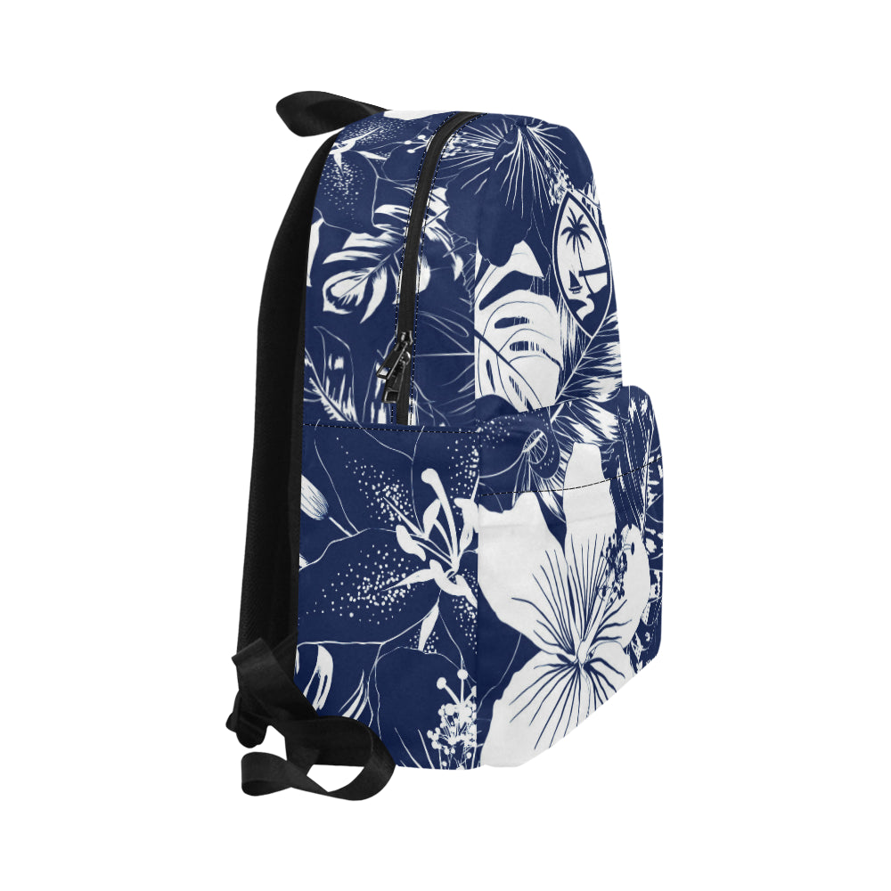 Guam Blue Floral Unisex Classic Backpack