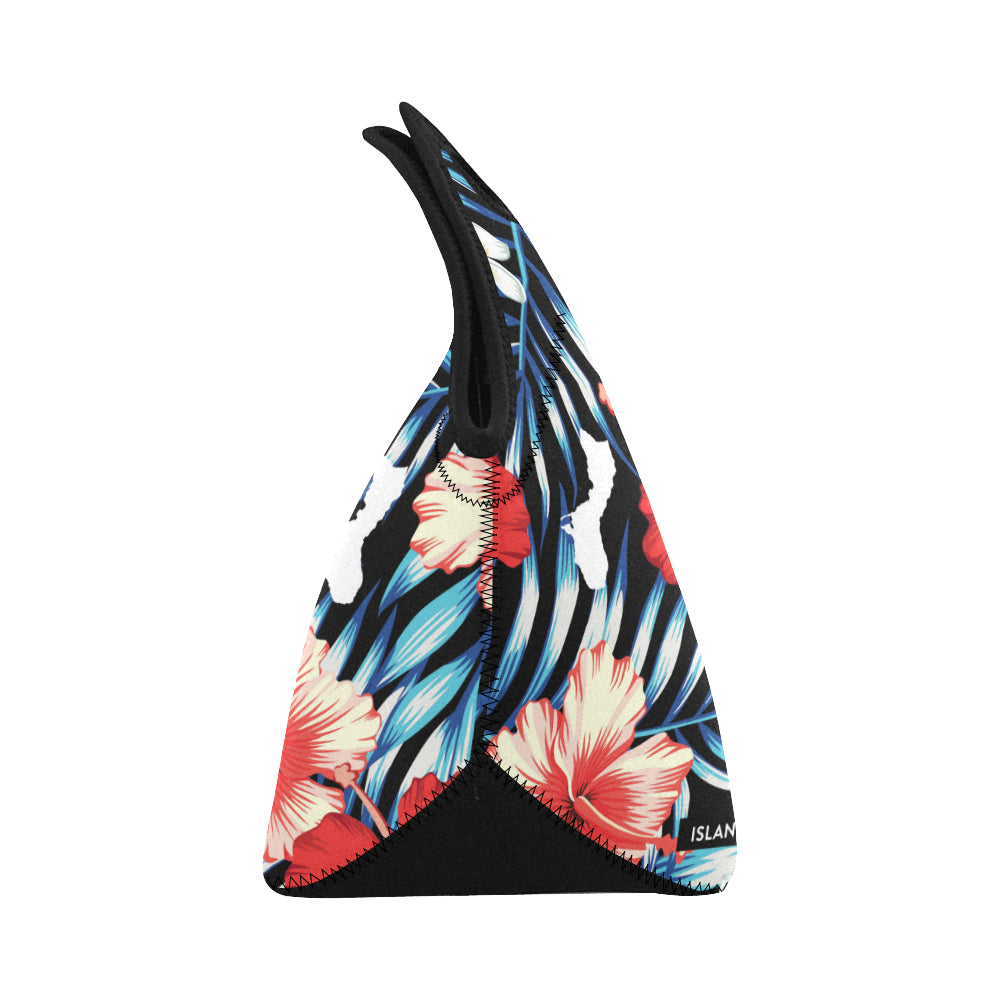 Guam Tropical Floral Neoprene Lunch Bag Small