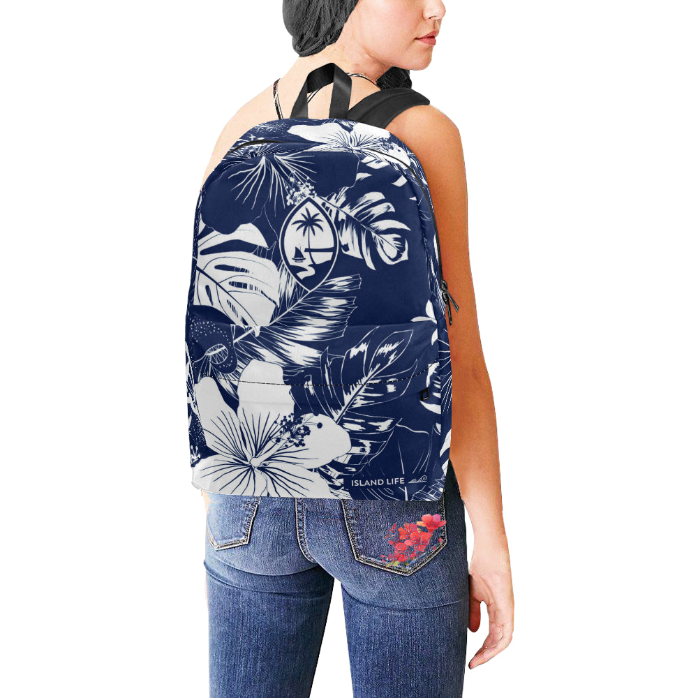 Guam Blue Floral Unisex Classic Backpack