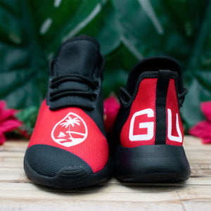 GU Guam Seal Red Band Black Mesh Sneaker Mens US7 / Womens US9 - Ready to Ship