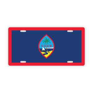 Guam Flag Car License Plate