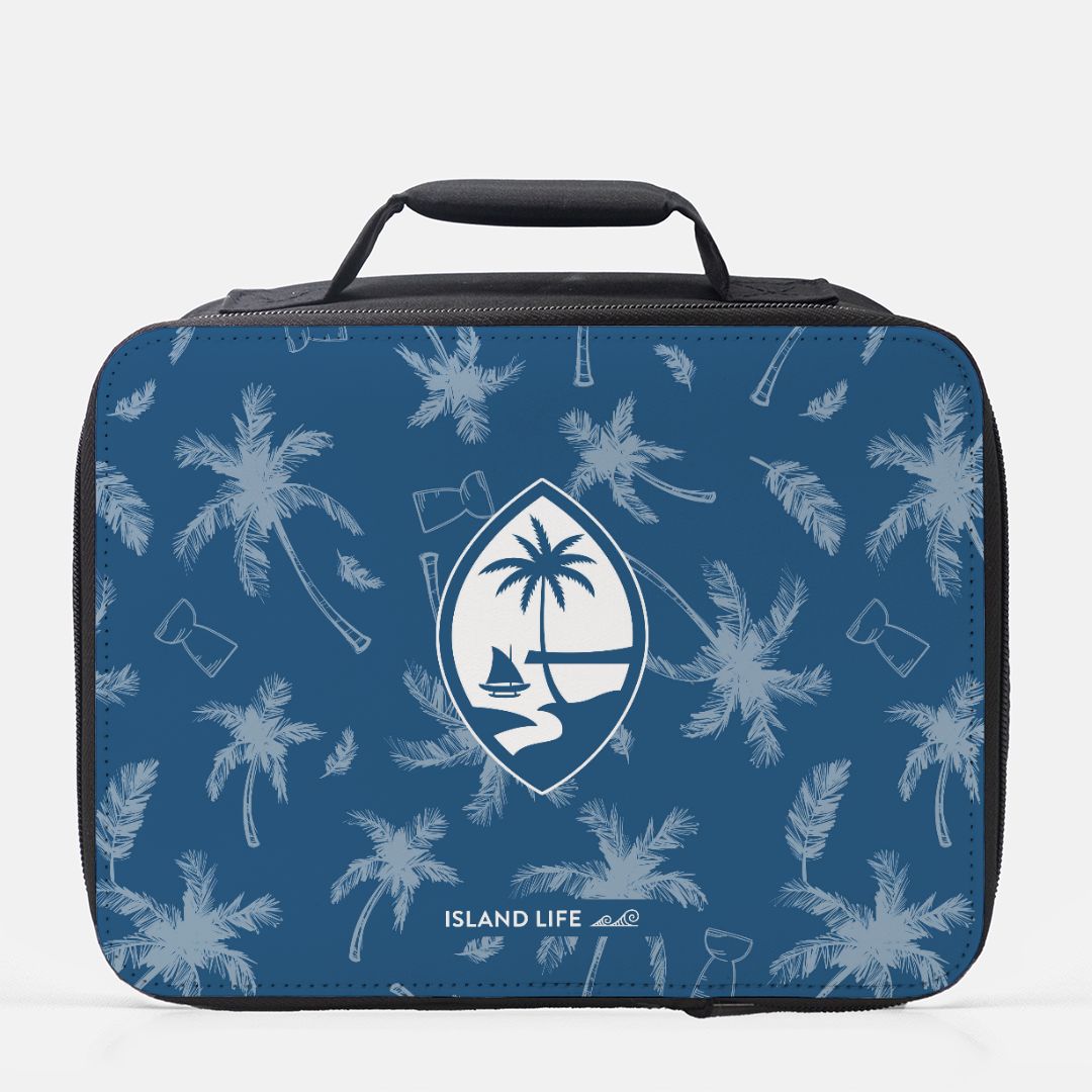 Guam Latte Stone Coconut Trees Insulated Lunch Box