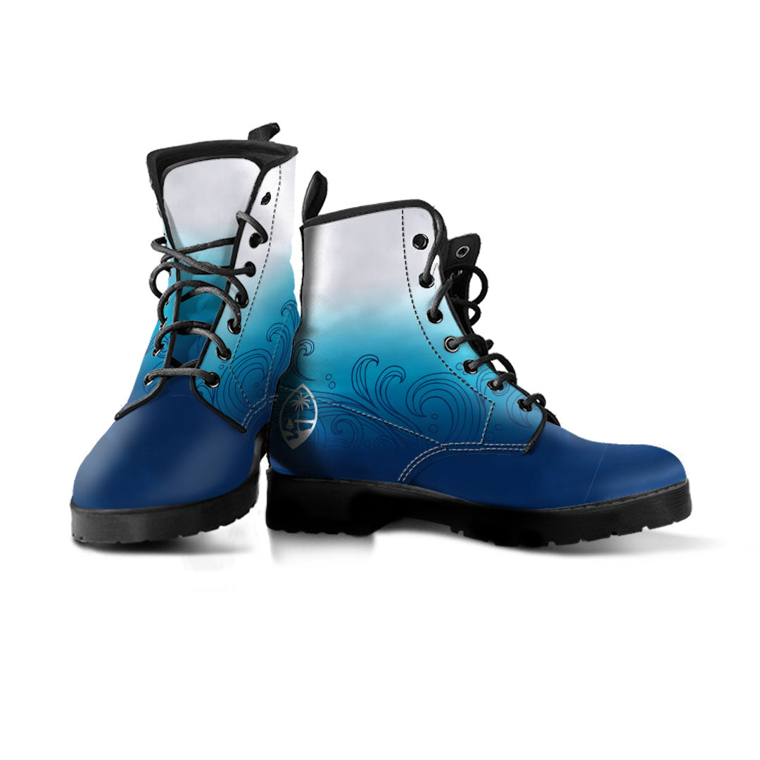 Guam Seal Ombre Waves Leather Boots