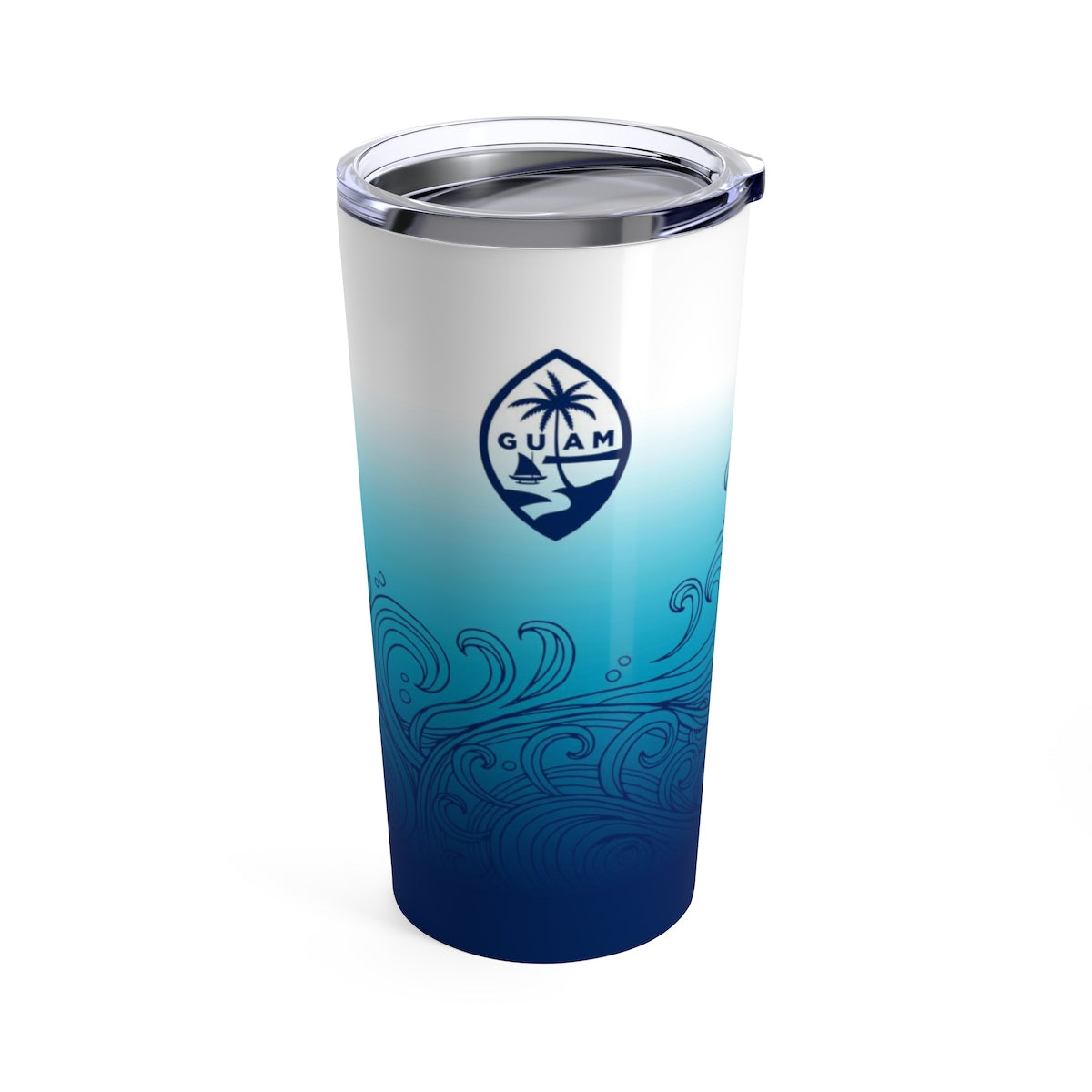 Guam Seal Ombre Waves 20oz Tumbler