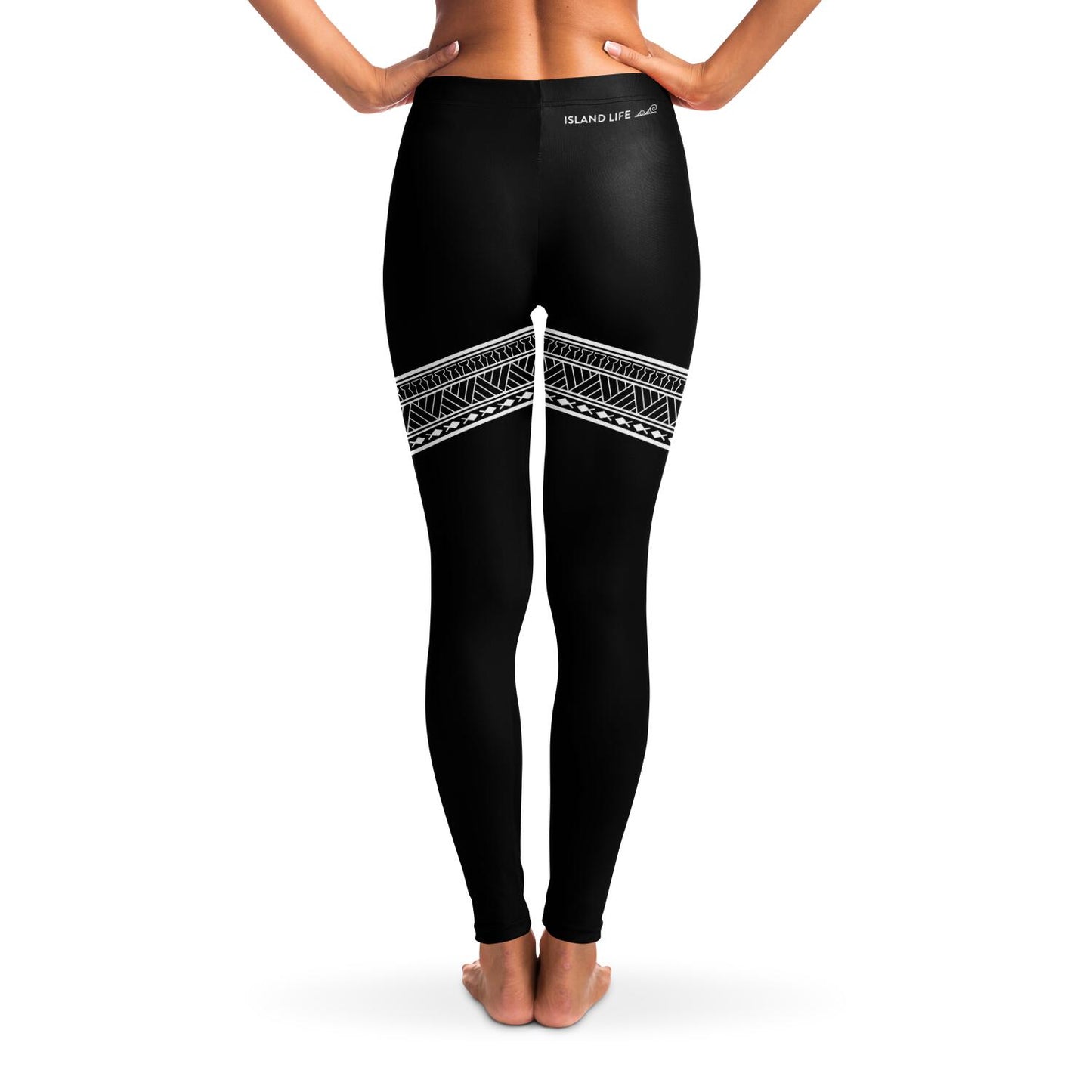 Guam Seal Diagonal Tribal Premium Leggings