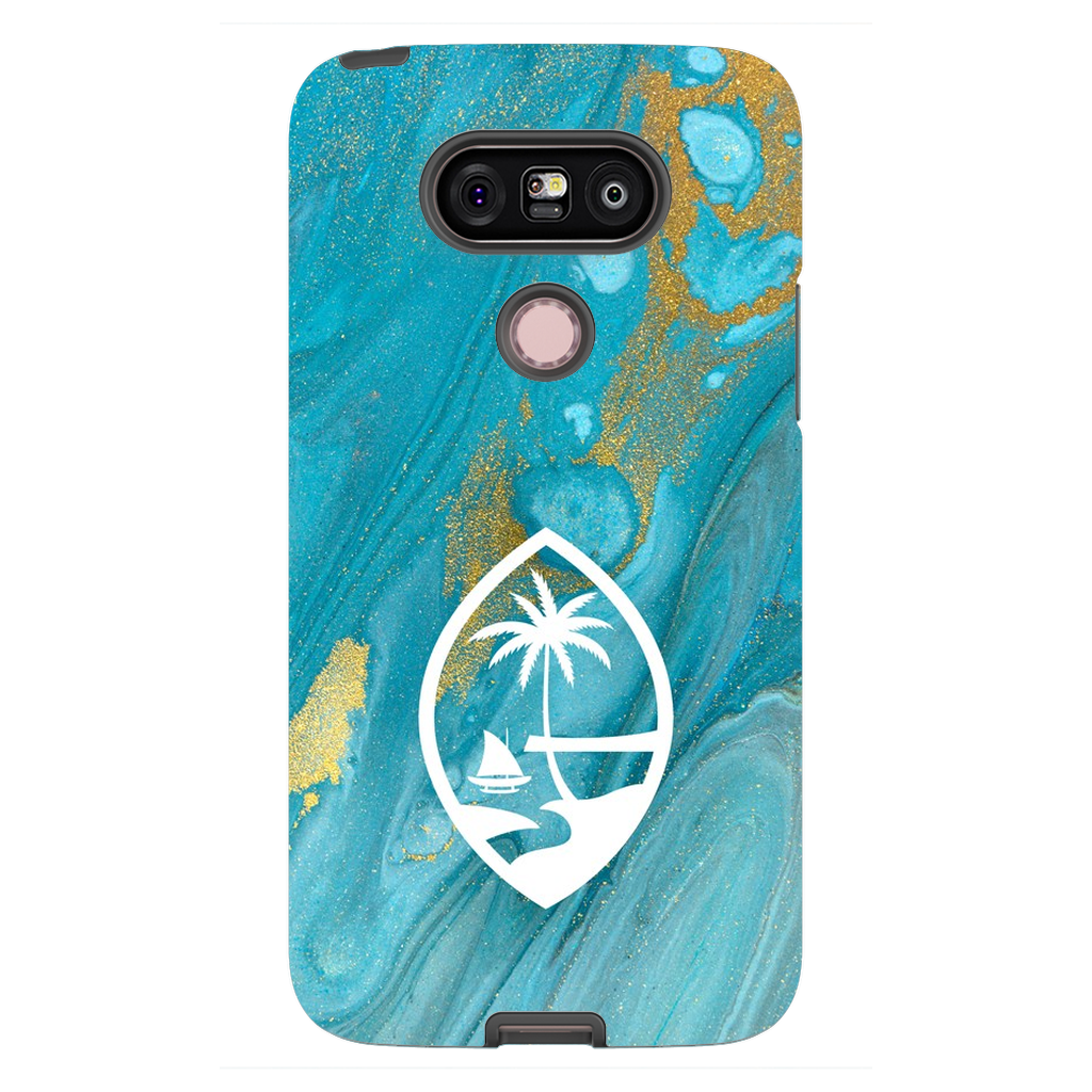 Guam Blue Marble Premium Glossy Tough Phone Case