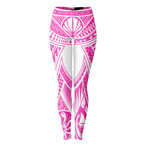 Guahan Modern Tribal Guam CNMI Pink Premium Leggings