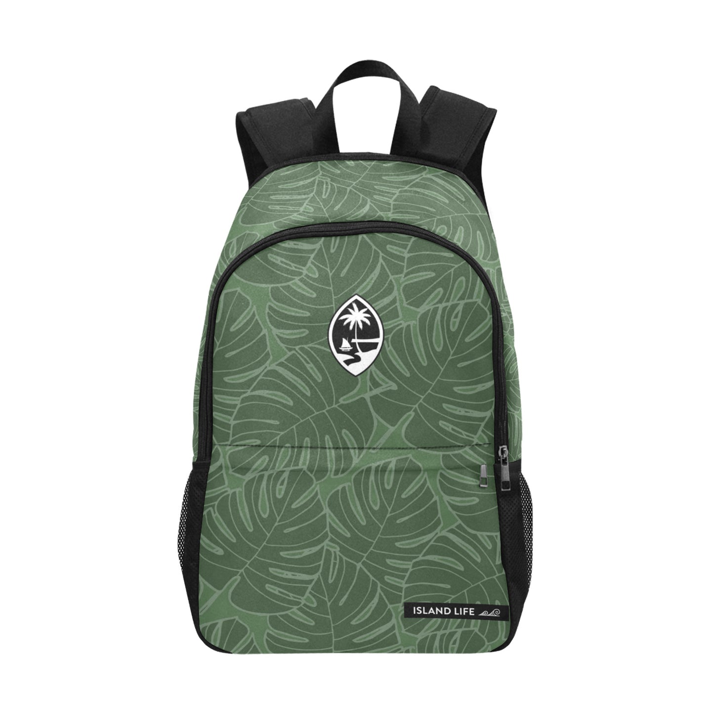 Guam Monstera Laptop Side Pockets Backpack