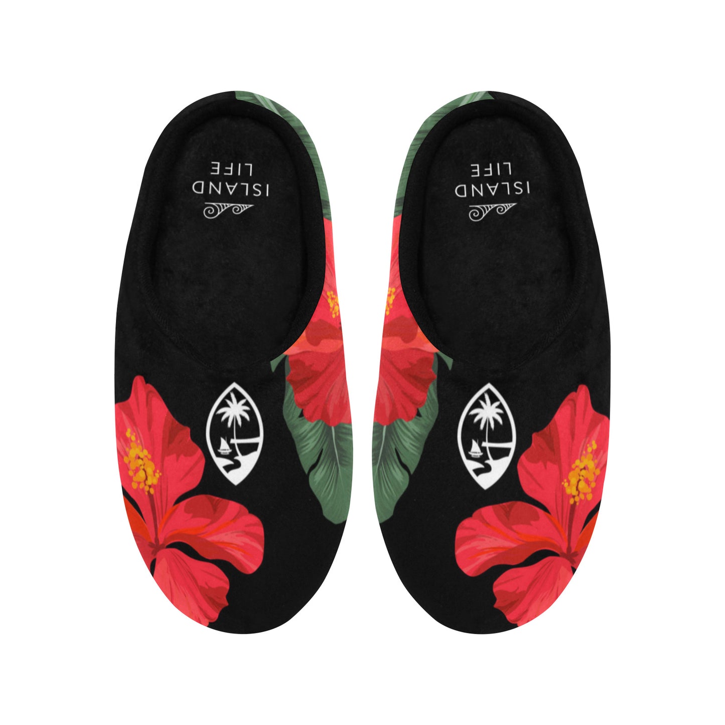 Guam Red Hibiscus Paradise Women's House Slippers