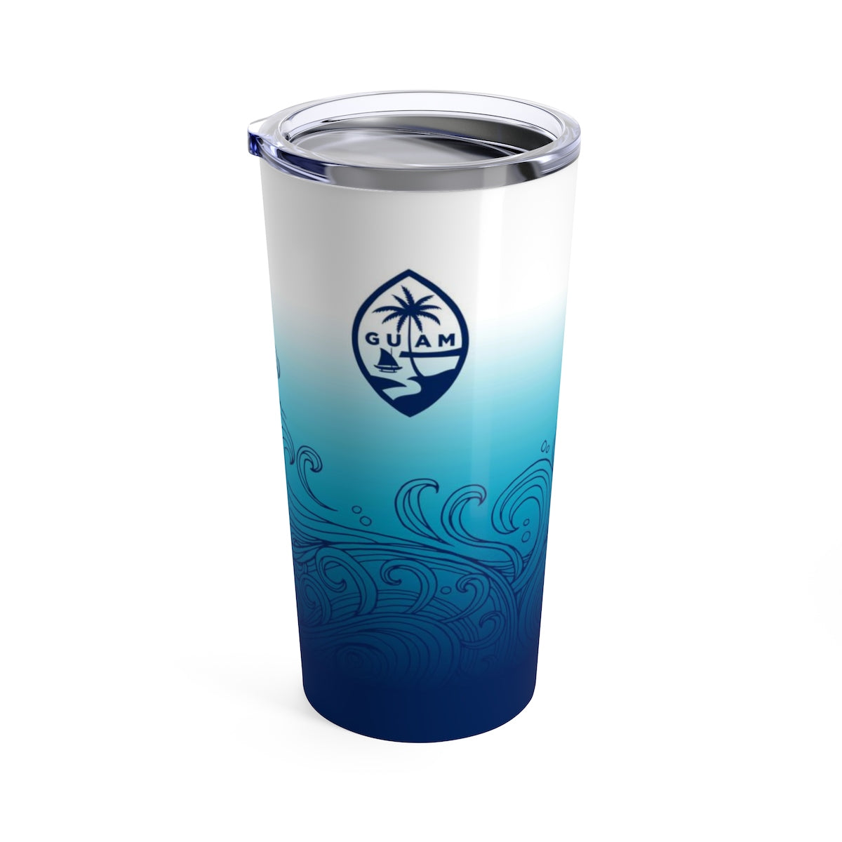 Guam Seal Ombre Waves 20oz Tumbler