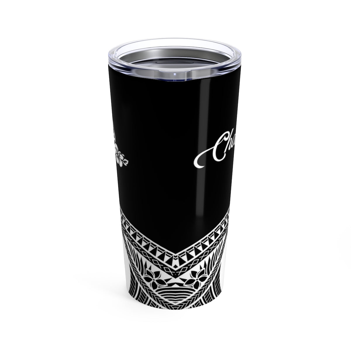 Chamorrita Black Tribal 20oz Tumbler