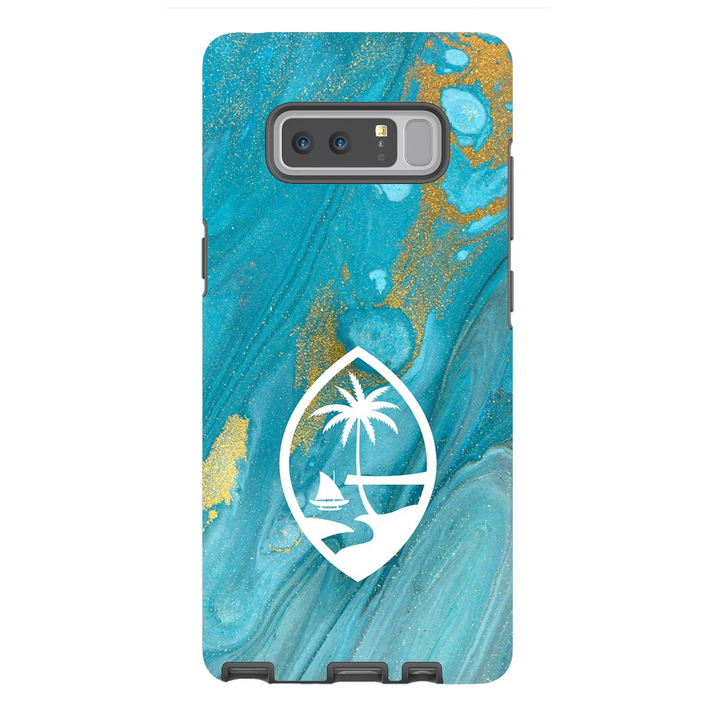 Guam Blue Marble Premium Glossy Tough Phone Case