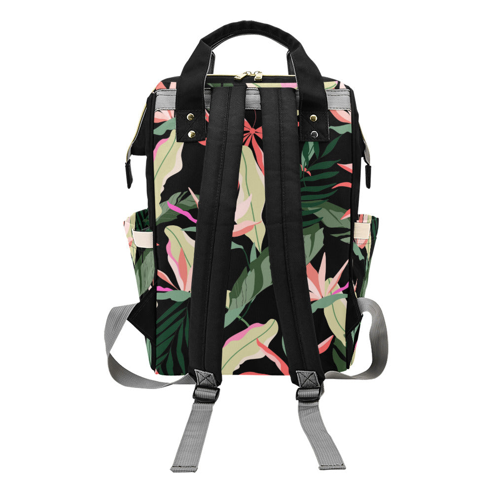 Guam Birds of Paradise Multi-Function Baby Diaper Backpack Bag