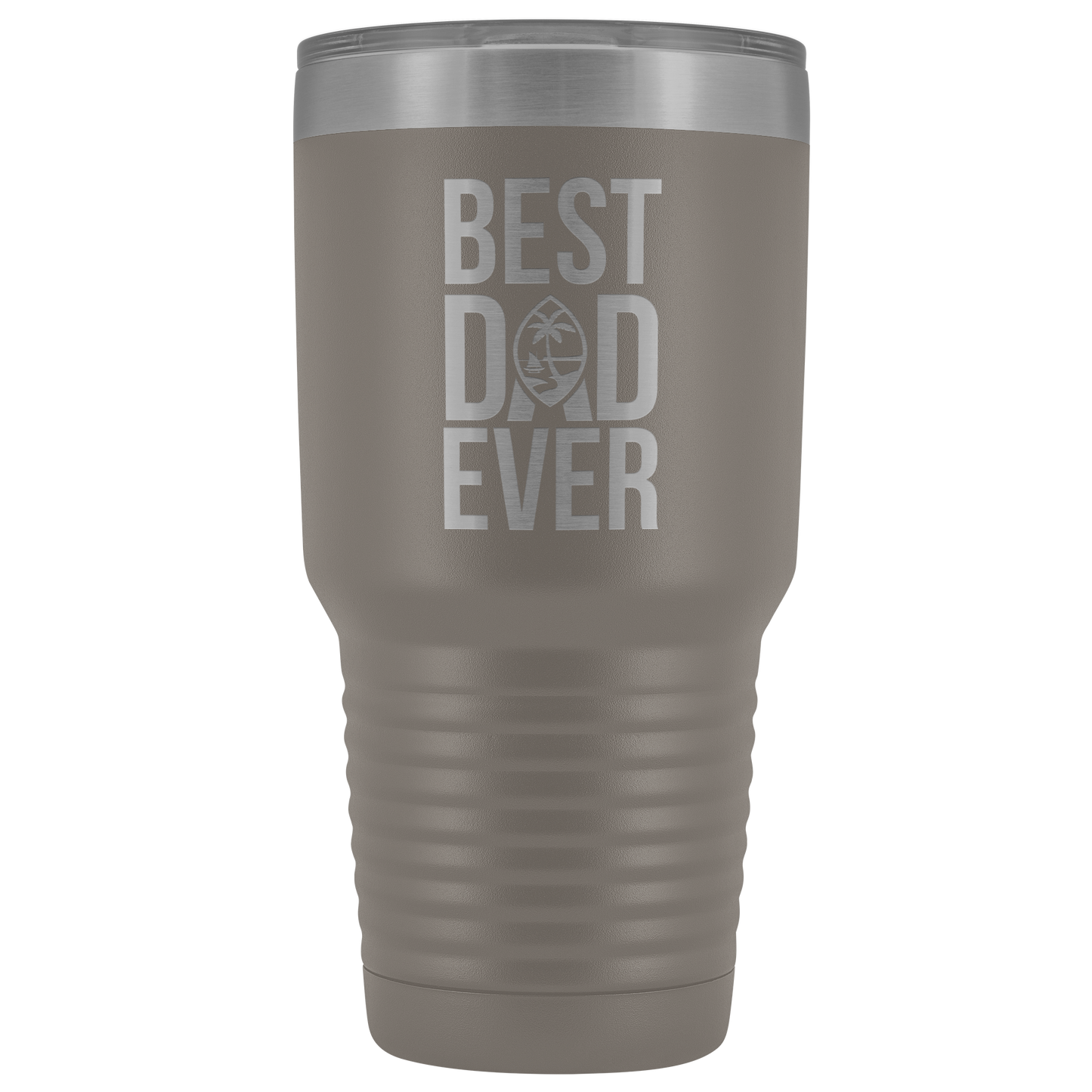 Best Dad Ever Guam Seal 30oz Tumbler