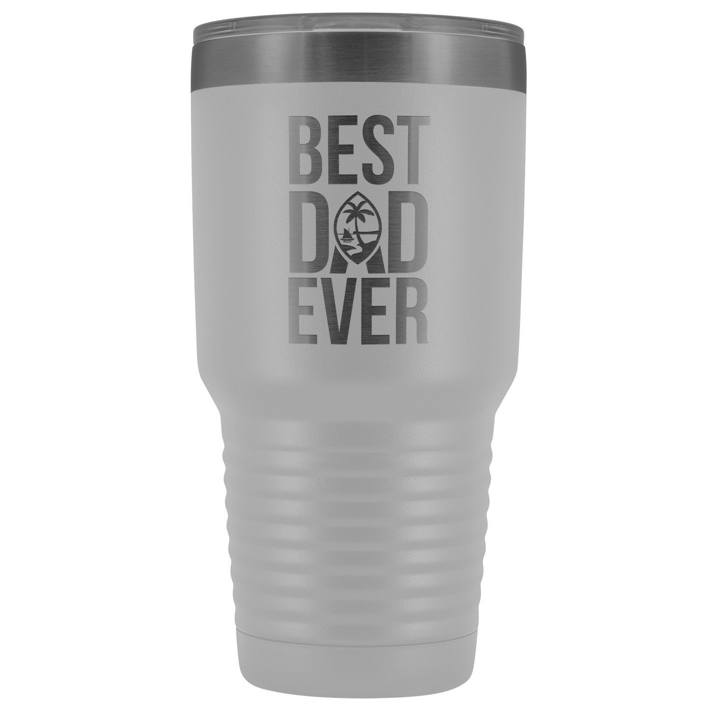 Best Dad Ever Guam Seal 30oz Tumbler