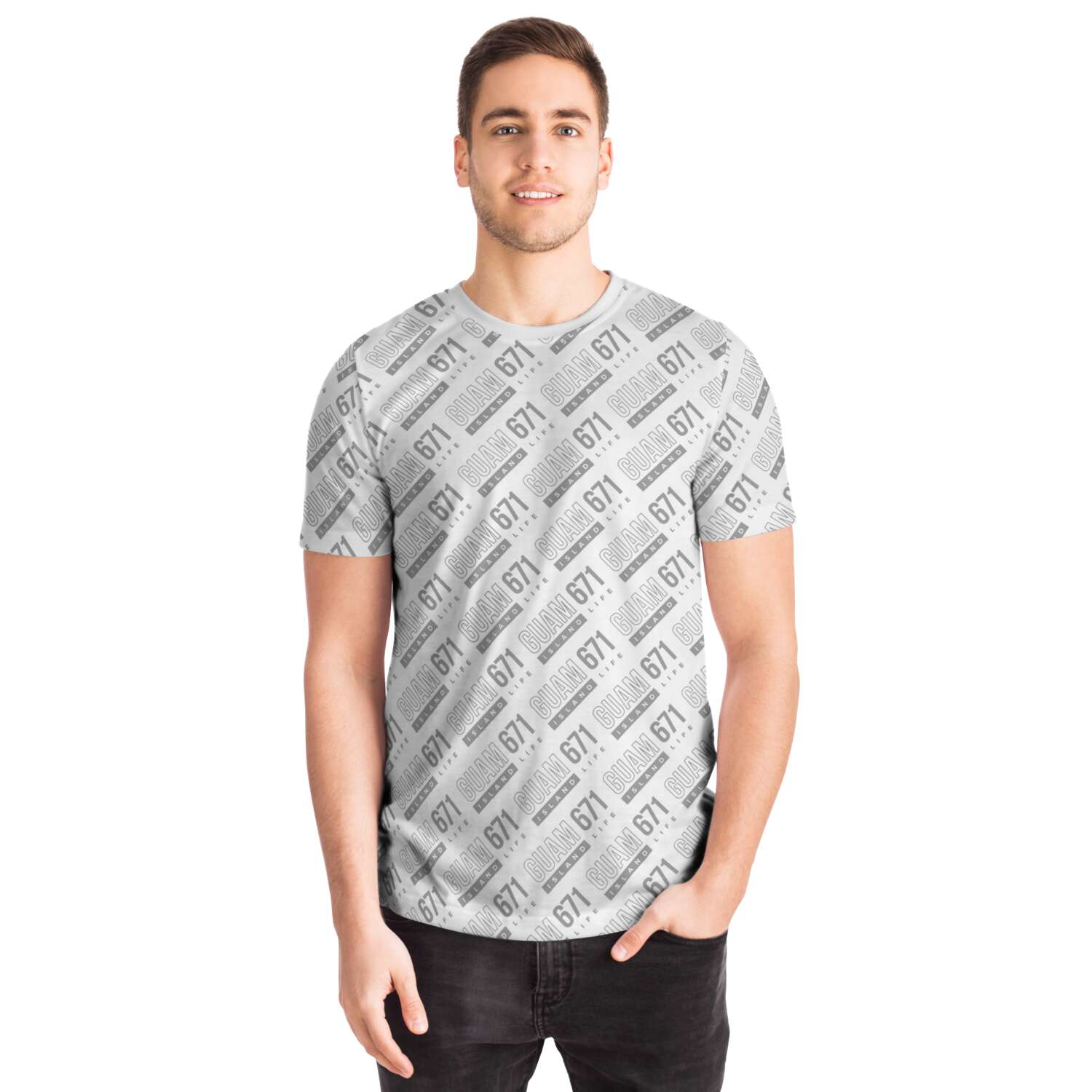 Guam 671 All Over Print Unisex T-Shirt