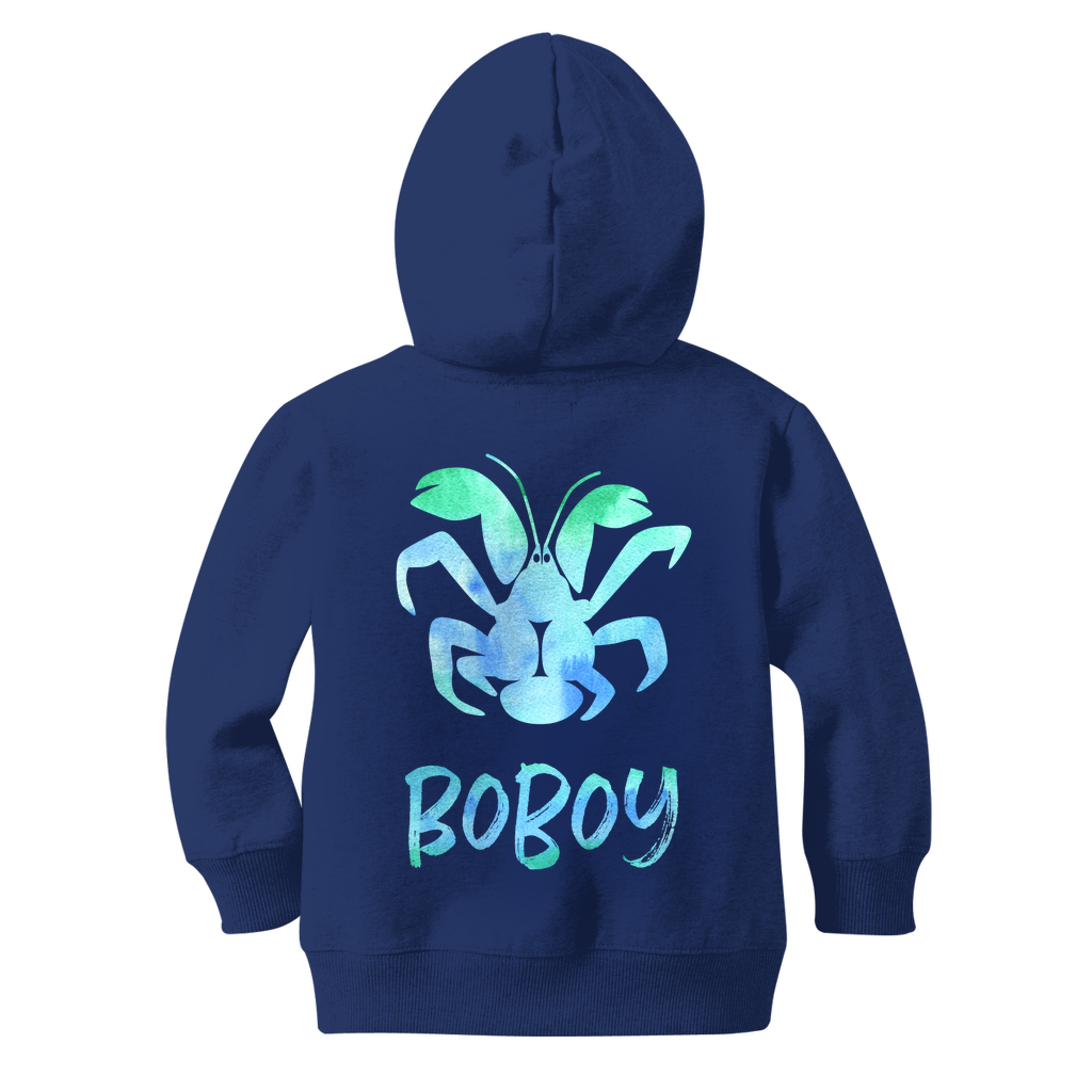 Coconut Crab Boboy Guam Boys ﻿Classic Kids Zip Hoodie Jacket