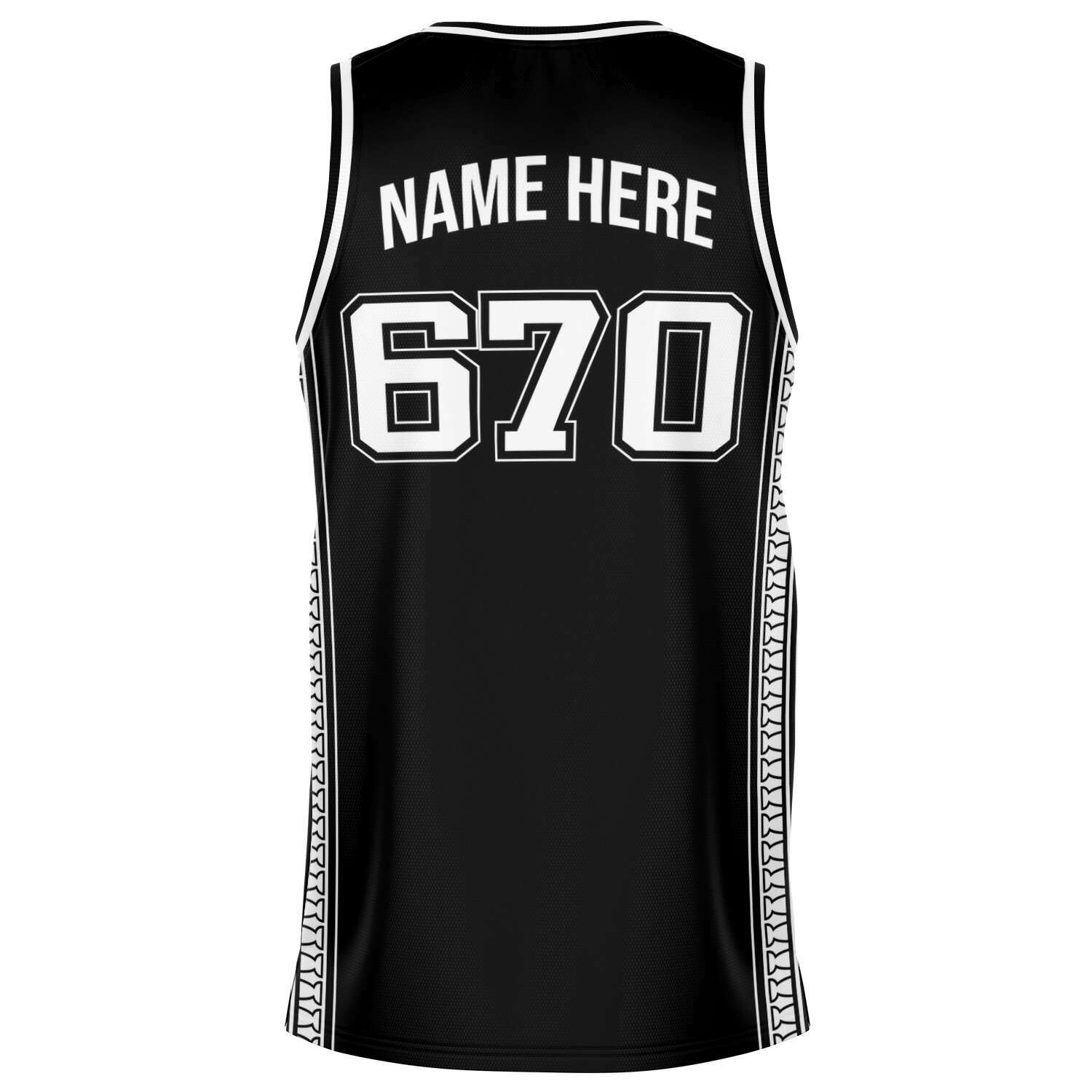 CNMI 670 Saipan Tribal Basketball Jersey with Personalization