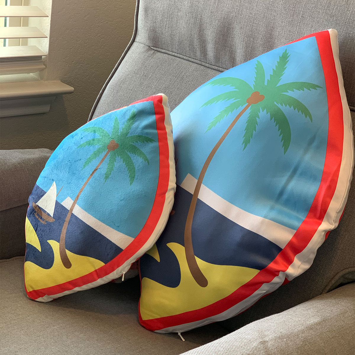 Guam Flag Pillow Custom Shape Cushion Pillow
