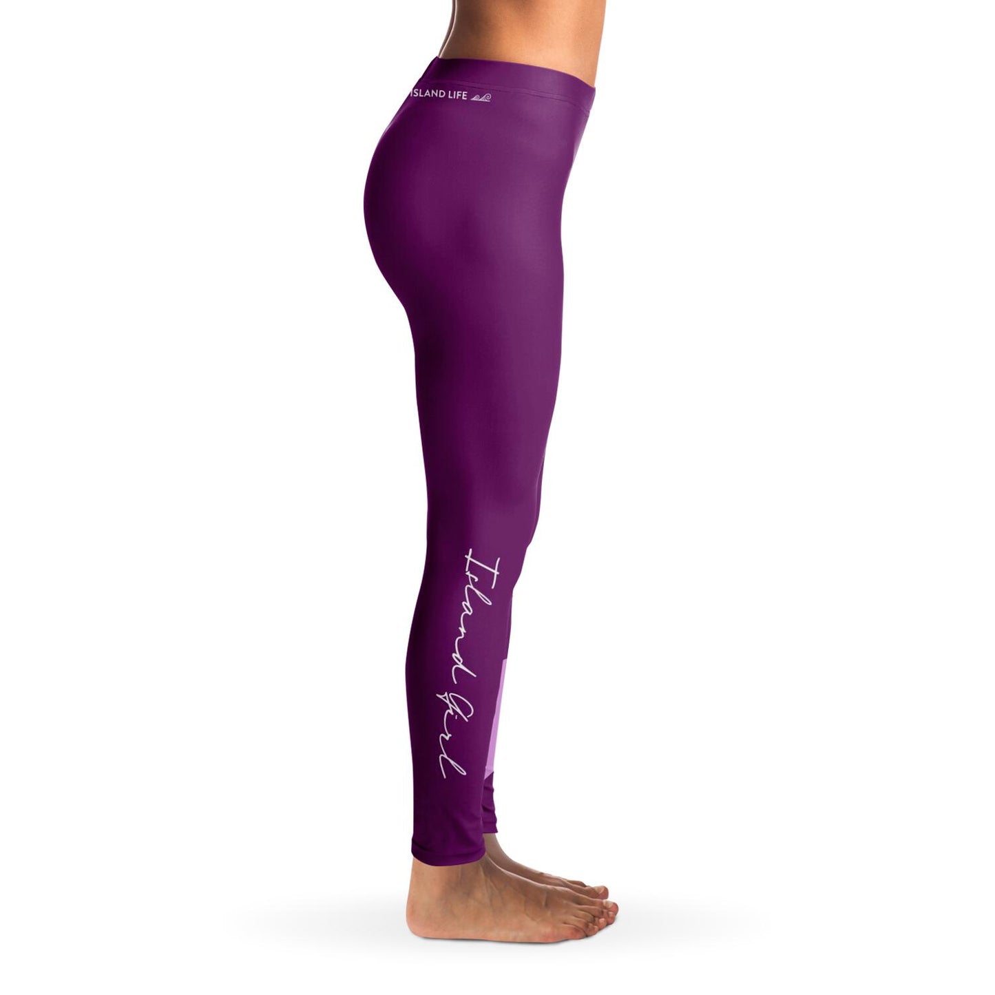 Guam Seal Island Girl Purple Premium Leggings