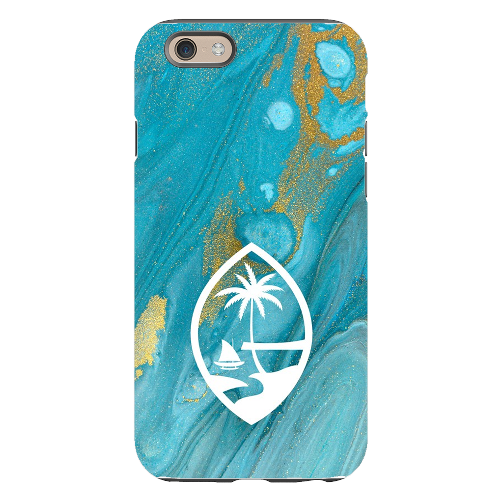 Guam Blue Marble Premium Glossy Tough Phone Case