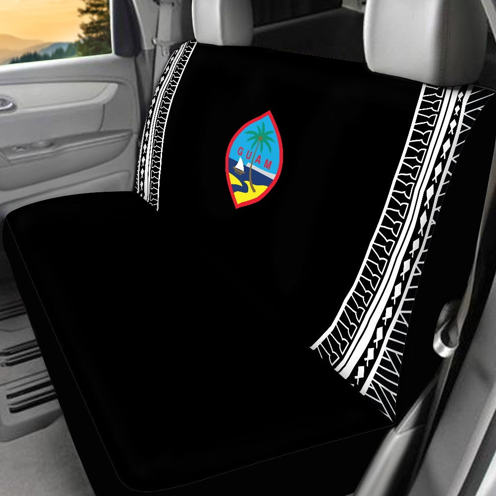 Guam Modern Tribal Black Full Set Car Seat Covers (Set of 3)