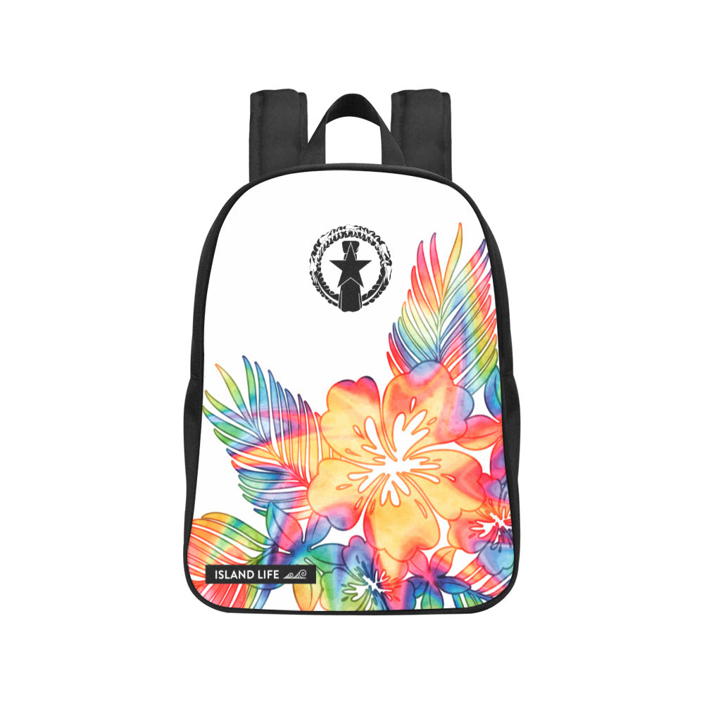 CNMI Tropical Hibiscus Tie Dye Preschool Backpack