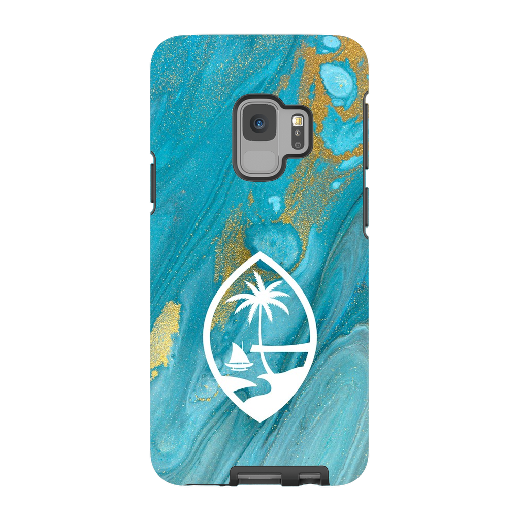 Guam Blue Marble Premium Glossy Tough Phone Case