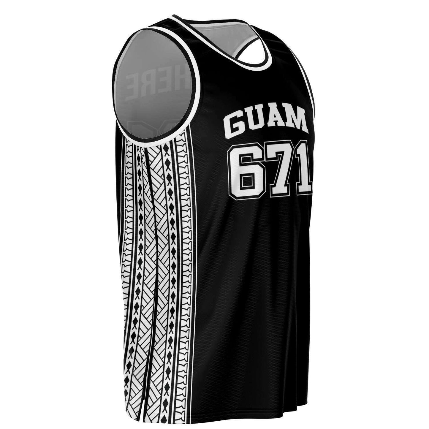 Guam 671 Tribal Basketball Jersey with Personalization