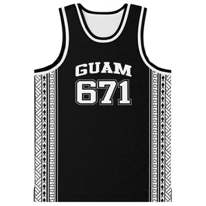Guam 671 Tribal Basketball Jersey with Personalization