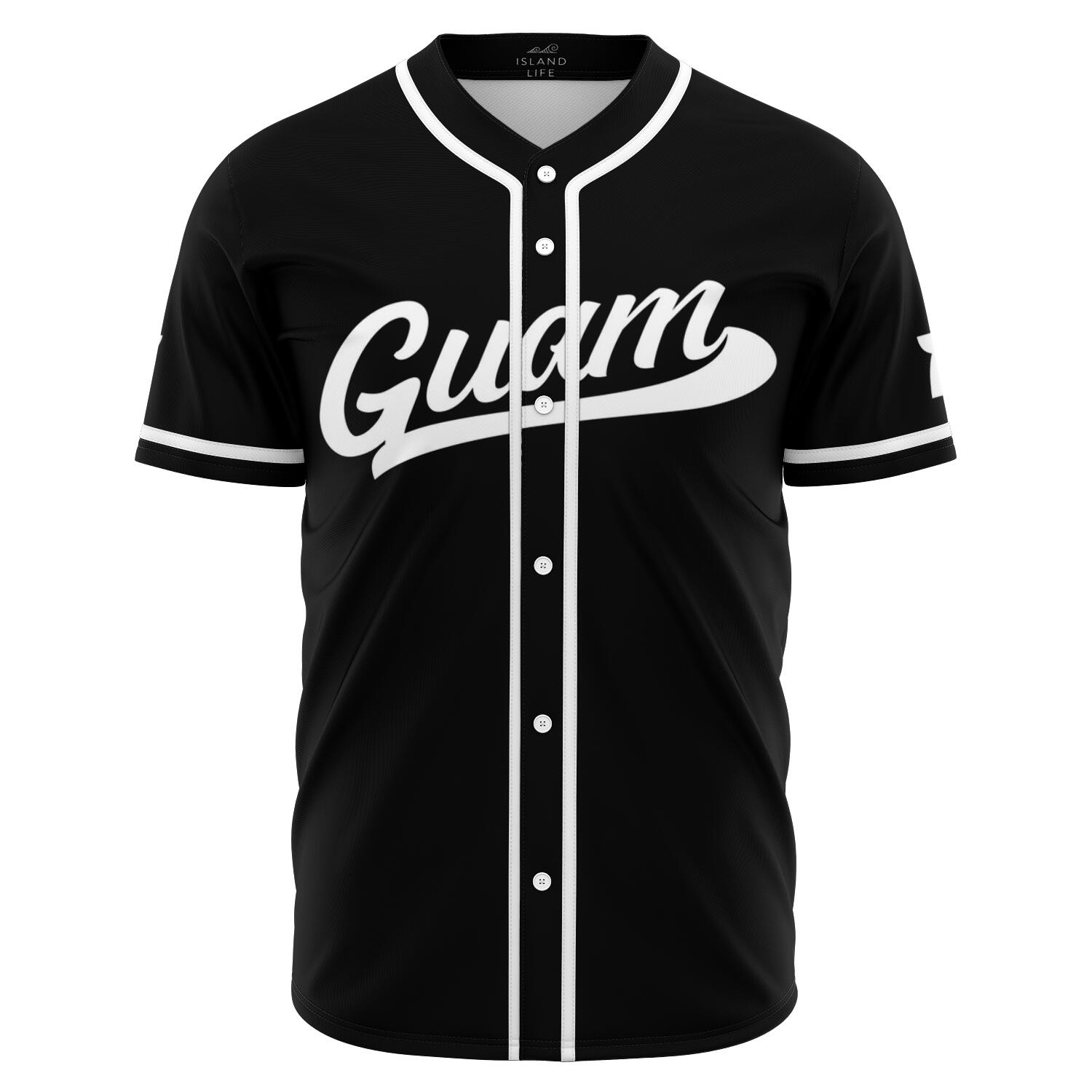 Guam Black Baseball Jersey