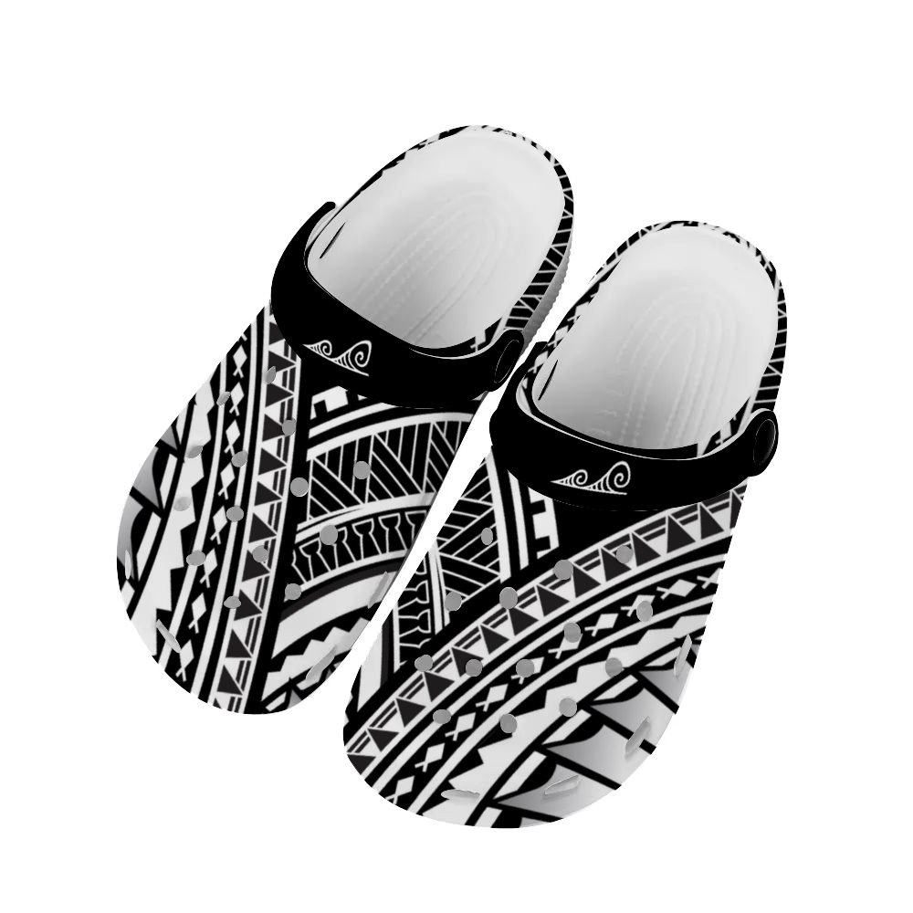 Guam CNMI Tribal Unisex Rubber Clogs Sandals
