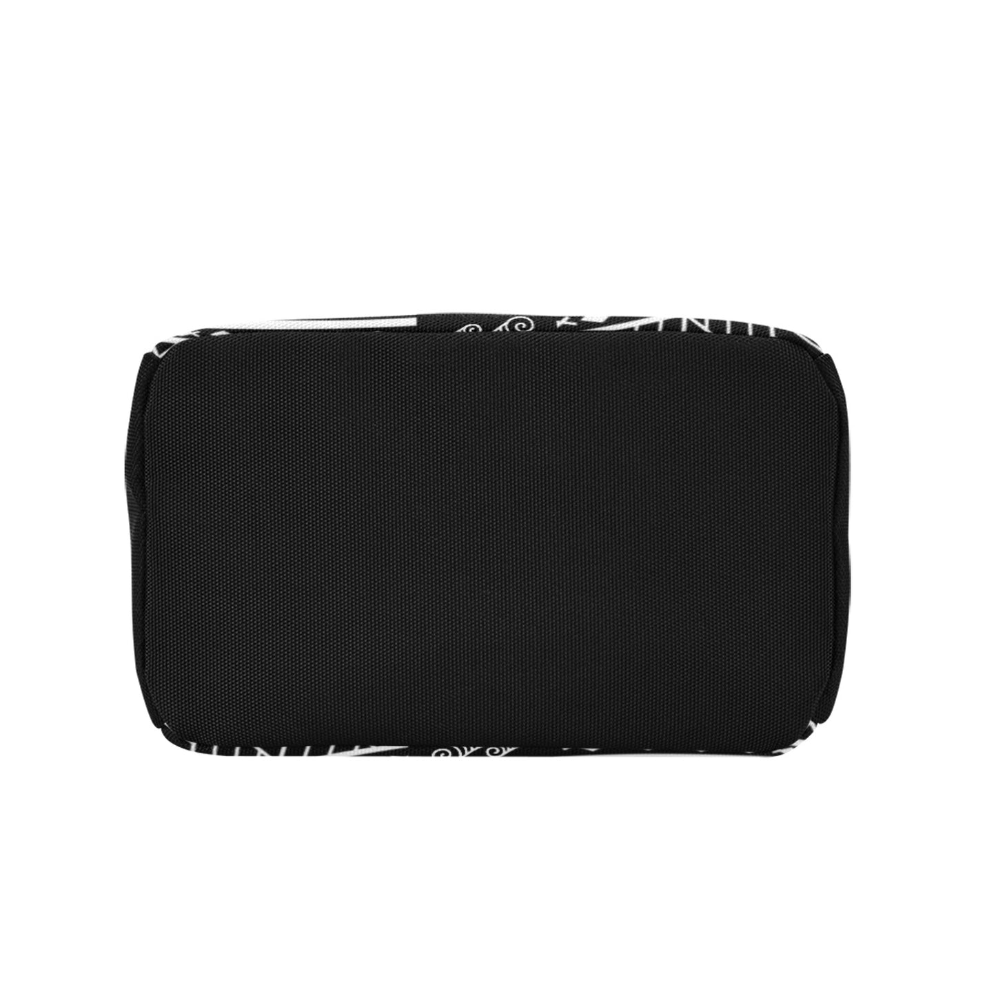 Hafa Adai Guam Tribal Black Zipper Lunch Bag