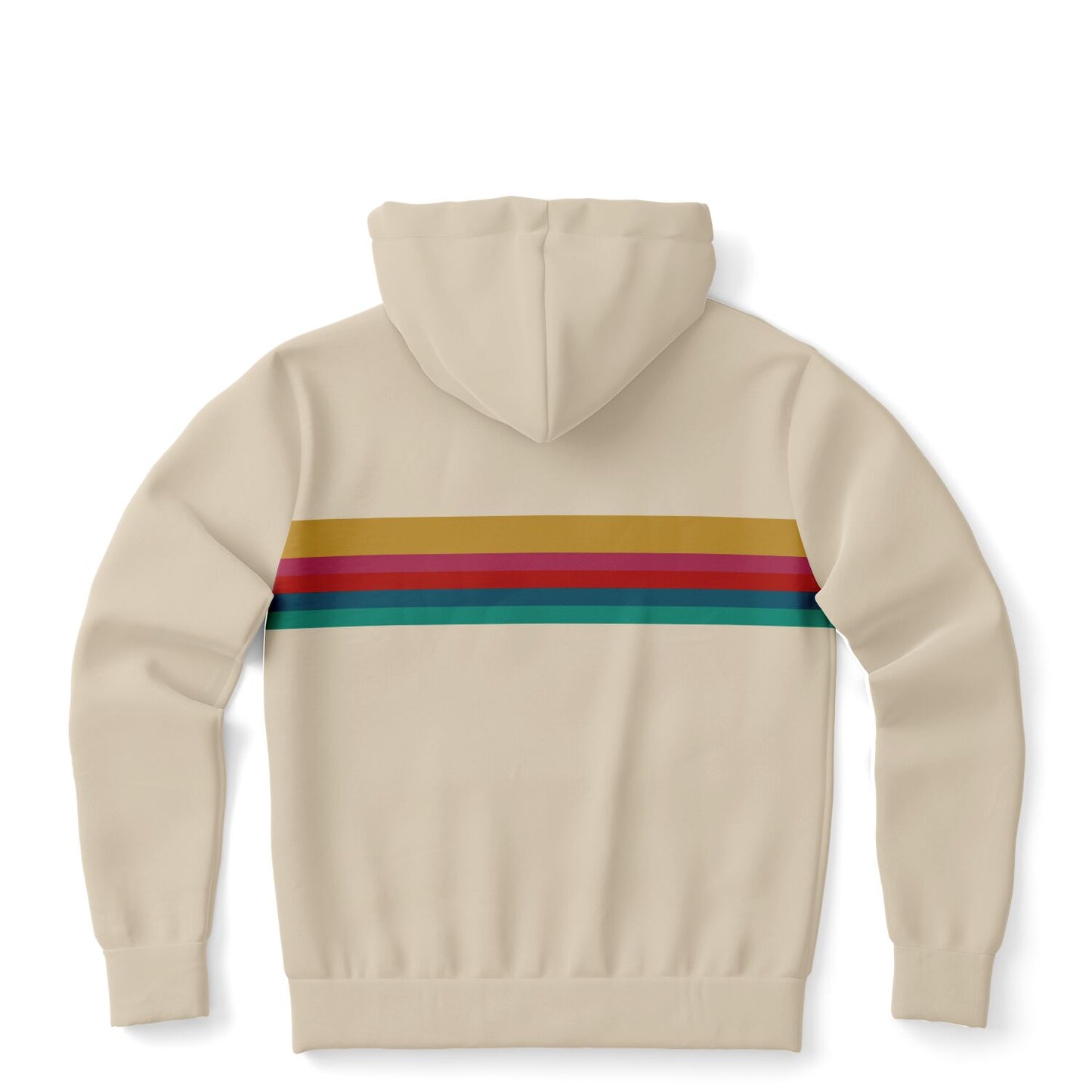 Hafa Adai Retro Rainbow Guam CNMI Zip Hoodie Jacket