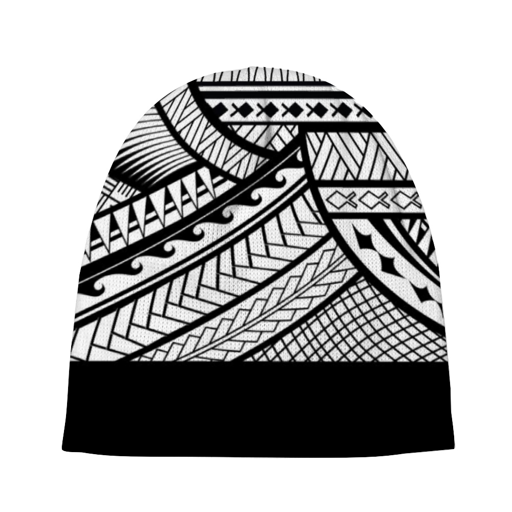Tribal Guam CNMI Unisex Crochet Knit Beanie Cap