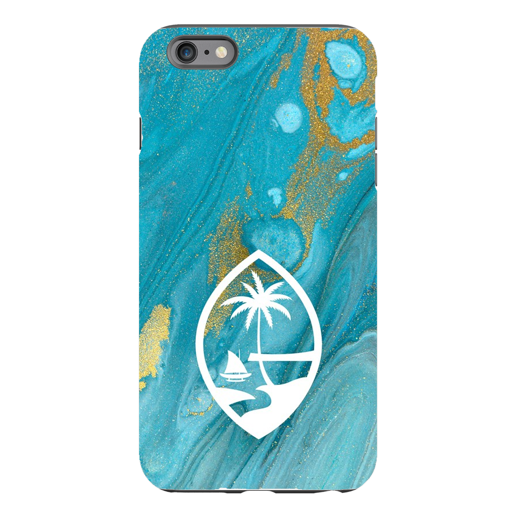 Guam Blue Marble Premium Glossy Tough Phone Case