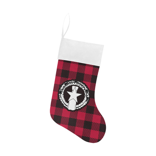 CNMI Buffalo Plaid Christmas Stocking Christmas Stocking