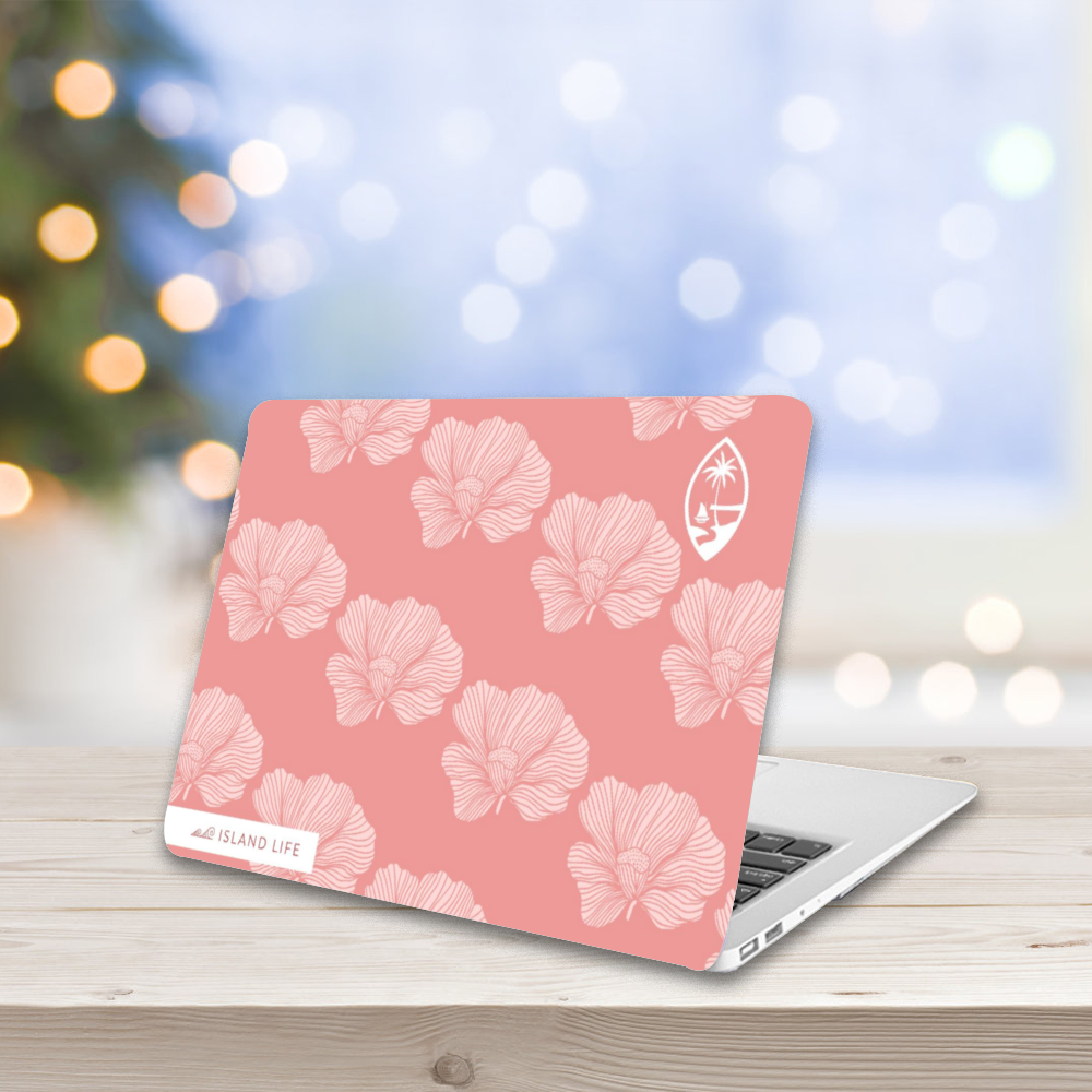 Guam Hibiscus Flora MacBook Protective Case Laptop Cover