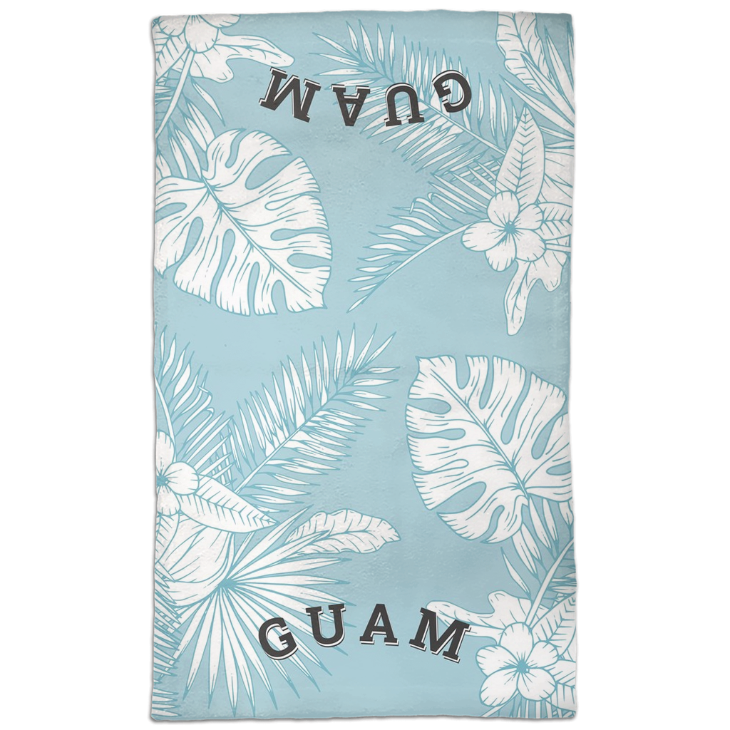 Guam Jungle Leaves Hand Towel