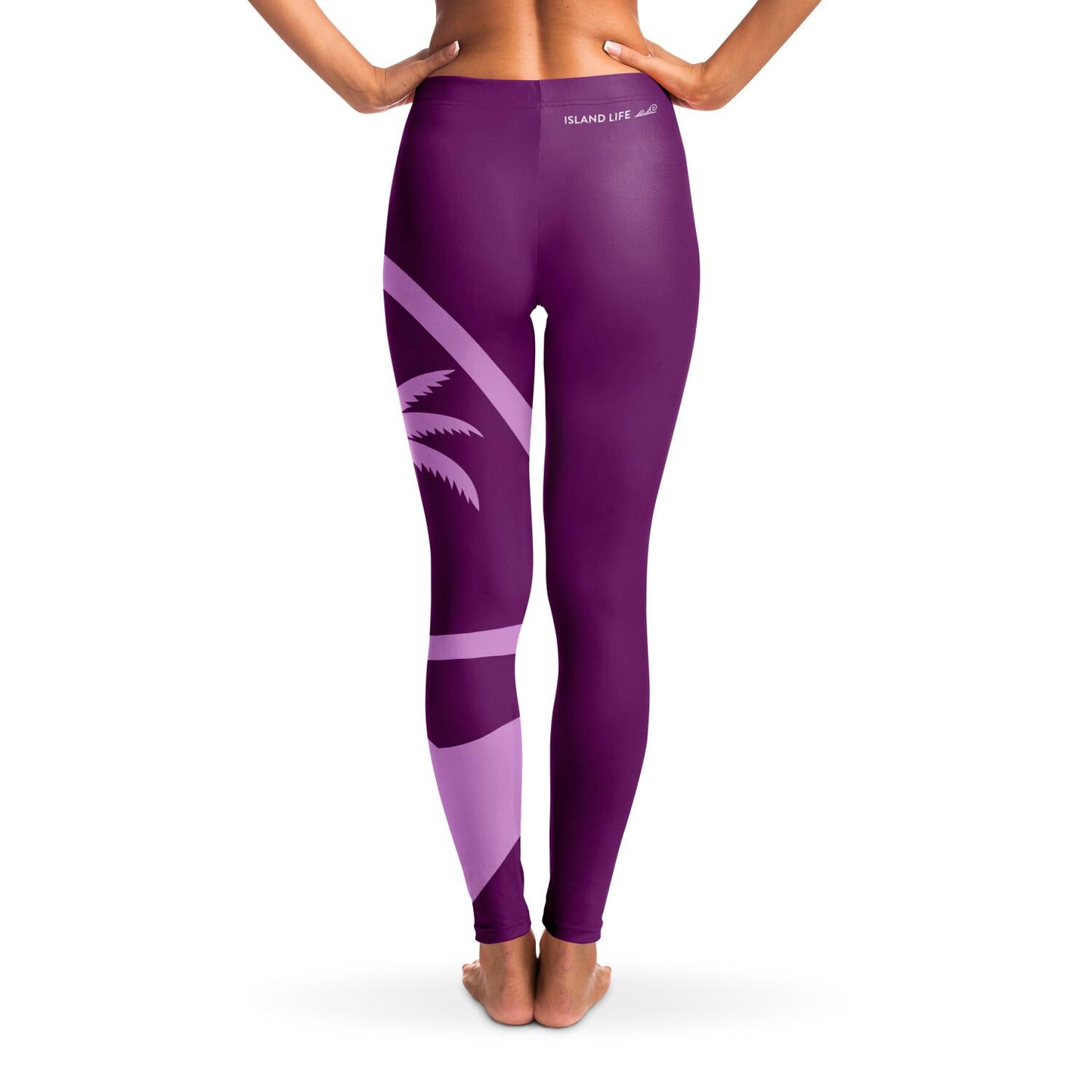 Guam Seal Island Girl Purple Premium Leggings