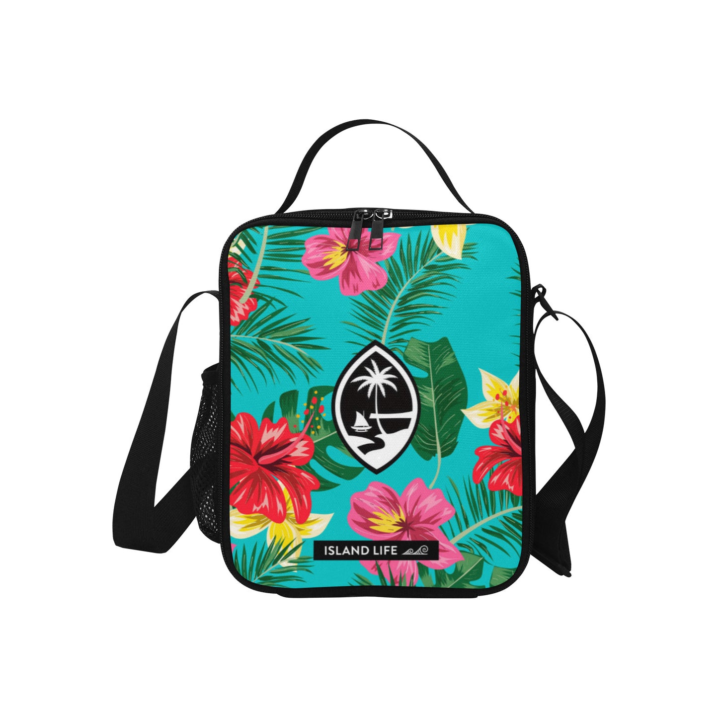 Floral Guam Crossbody Kids Lunch Bag