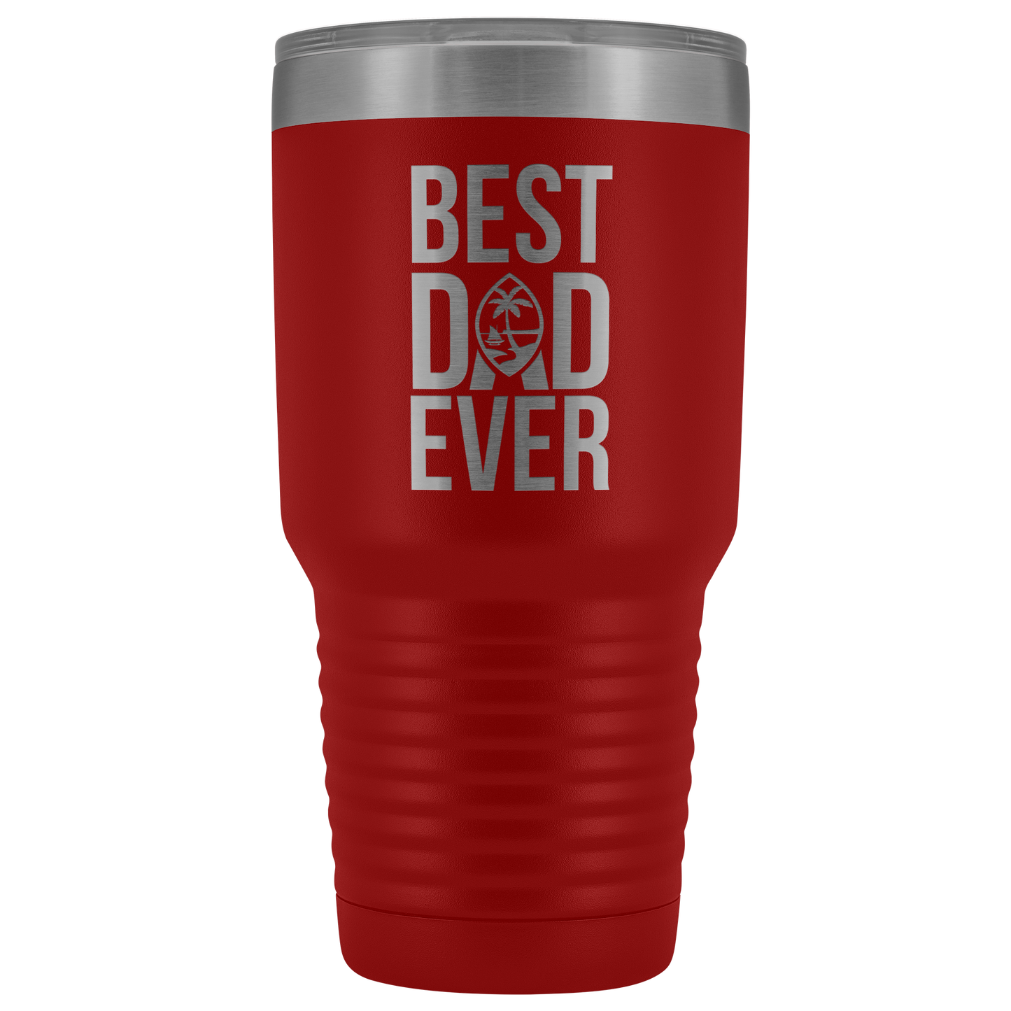 Best Dad Ever Guam Seal 30oz Tumbler