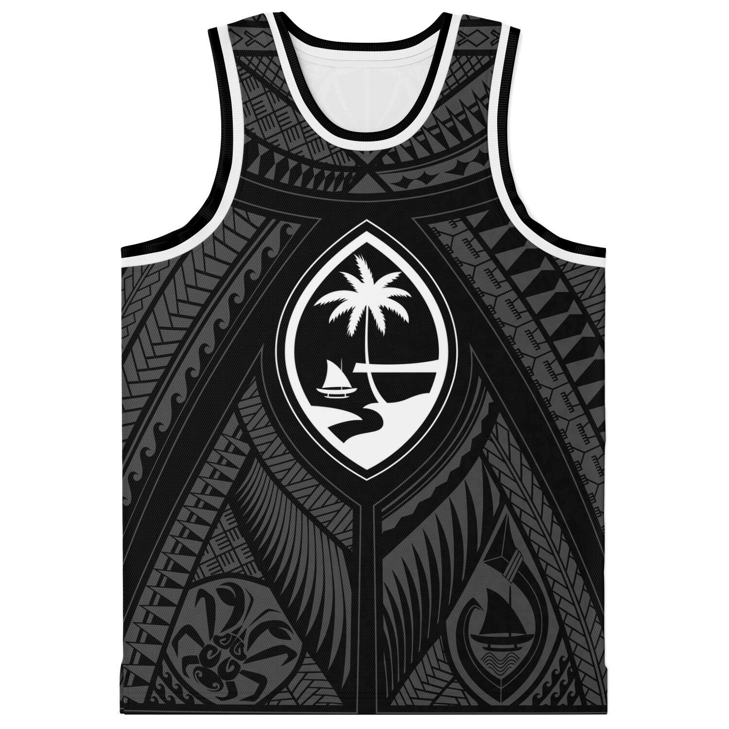 Subliminator Guahan Tribal Basketball Jersey 2XL