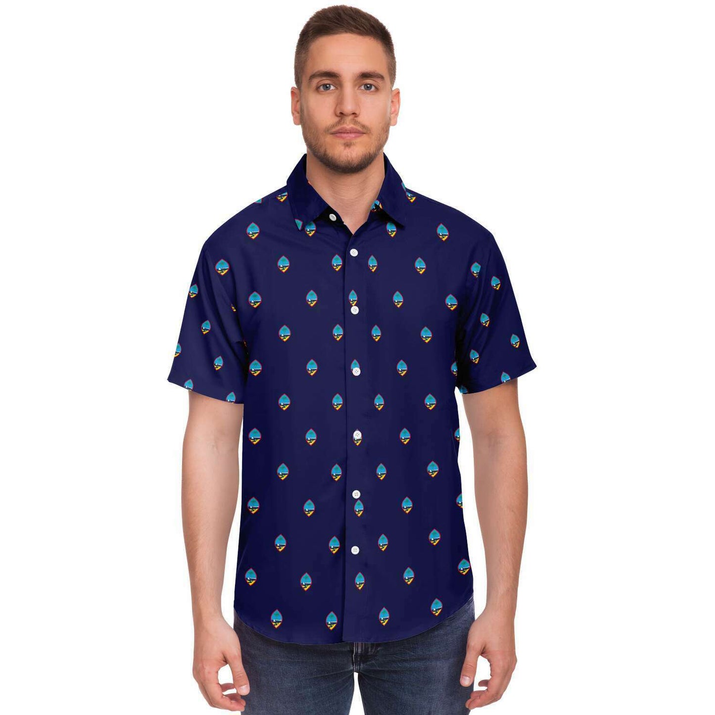 Guam Seals Button Down Shirt