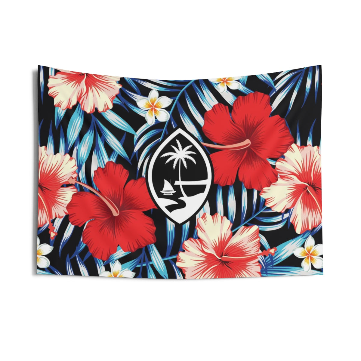 Tropical Floral Guam Indoor Wall Tapestry