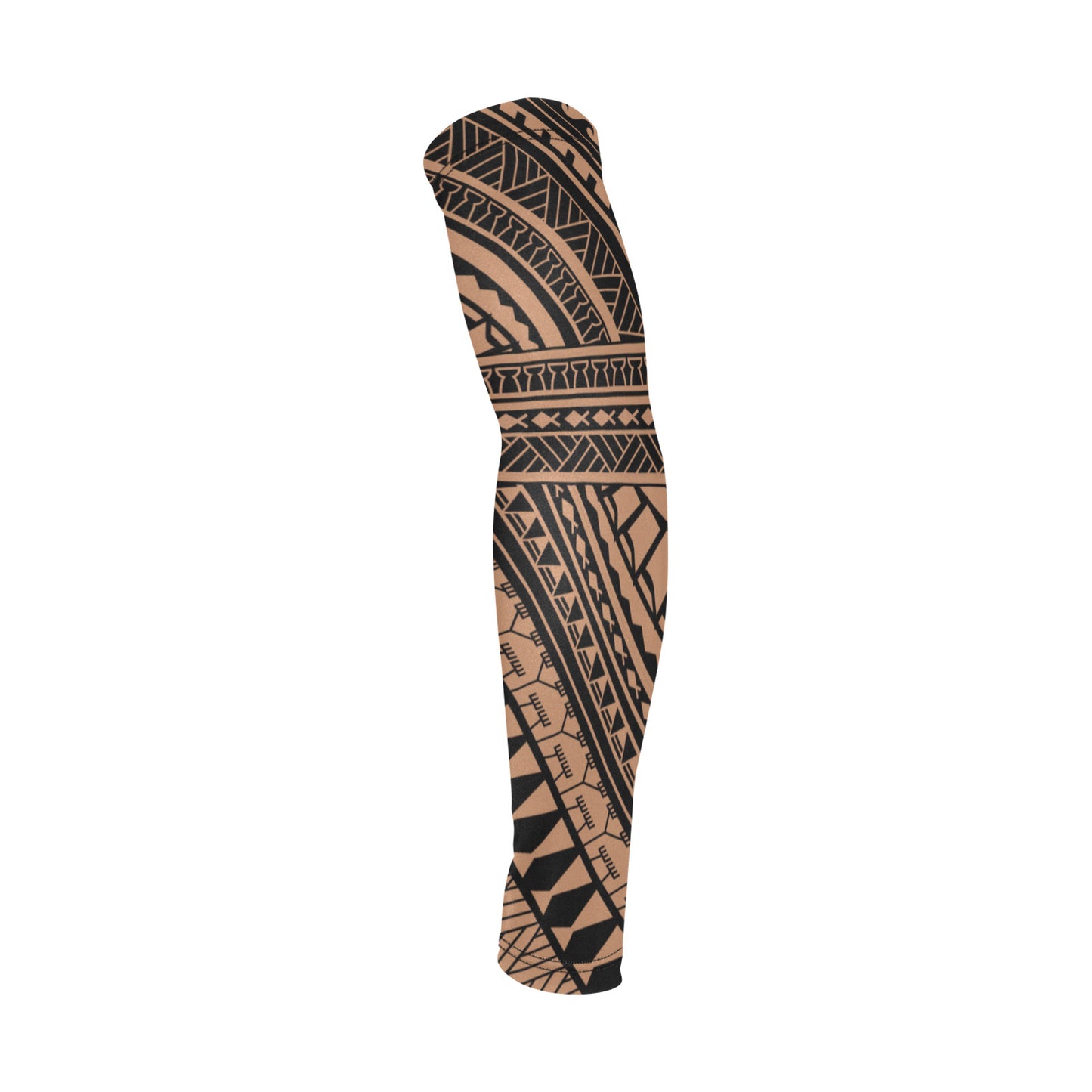Tribal Guam CNMI Brown Arm Sleeves (Set of 2)