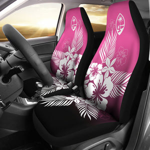 Guam Tropical Hibiscus Pink Car Seat Covers (Set of 2)