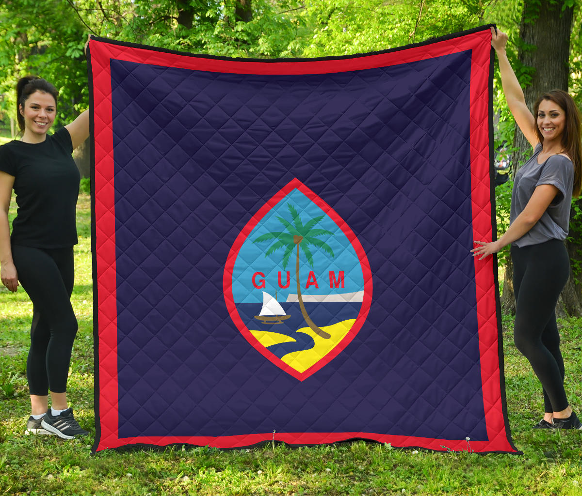 Guam Flag Quilt