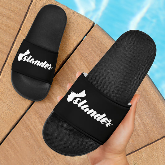 Guam Islander Black Slide Sandals
